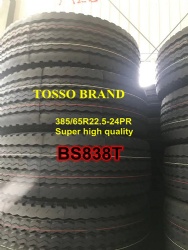 BS838T--TOSSO BRAND 385/65R22.5 TYRE